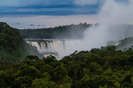 Iguzu Falls from our room, Sheraton