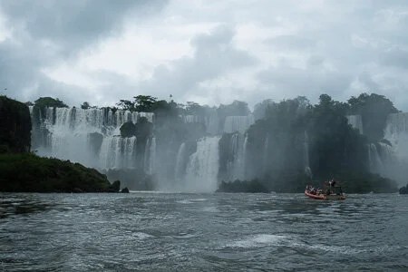 Iguzu Falls from zodiac, Argentina