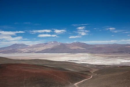 Top of a mountain pass, Puna, Argentina