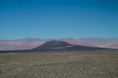 Volcanic plug, Puna Catamarqueña, Pumice fields