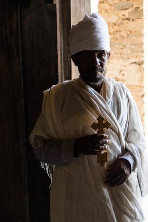 Lake Tana monastery abbot