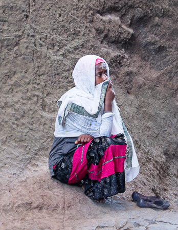Young celebrant, Lalibela