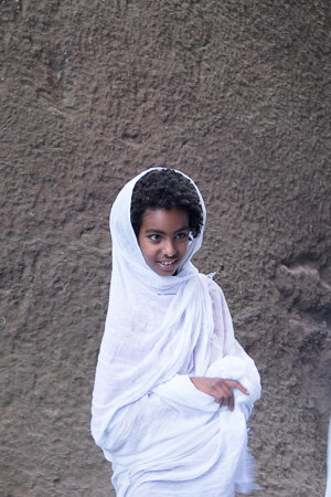 Young celebrant, Lalibela
