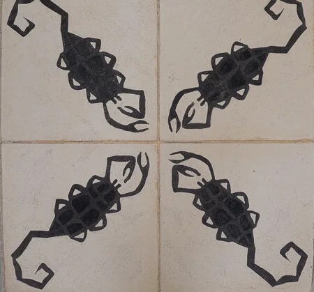  Oaxaca floor tile design. 