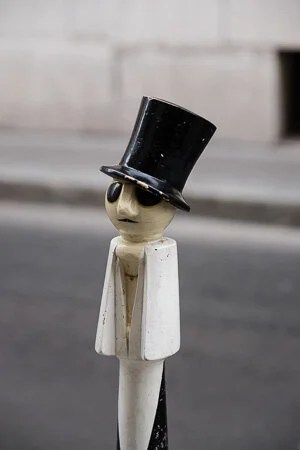  Decorated traffic pole 