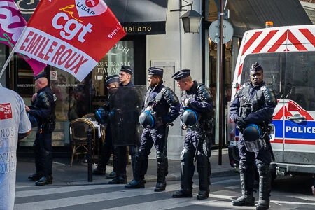 Demonstration in progress