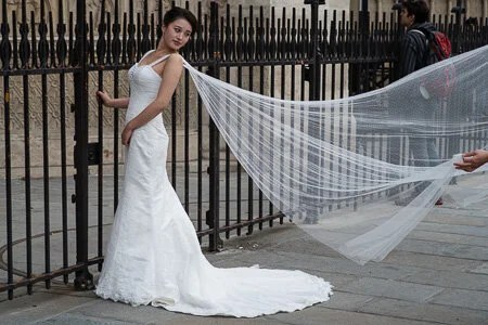  Wedding shot, Notre Dame 