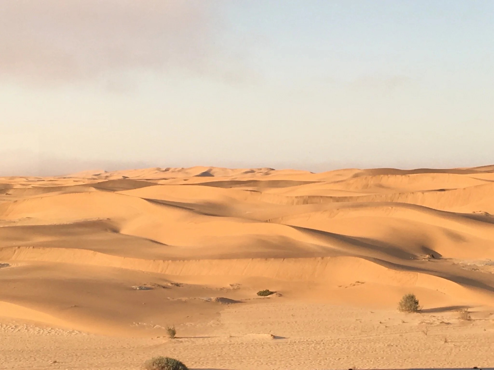  Dunes in Swakopmund from our hotel window 