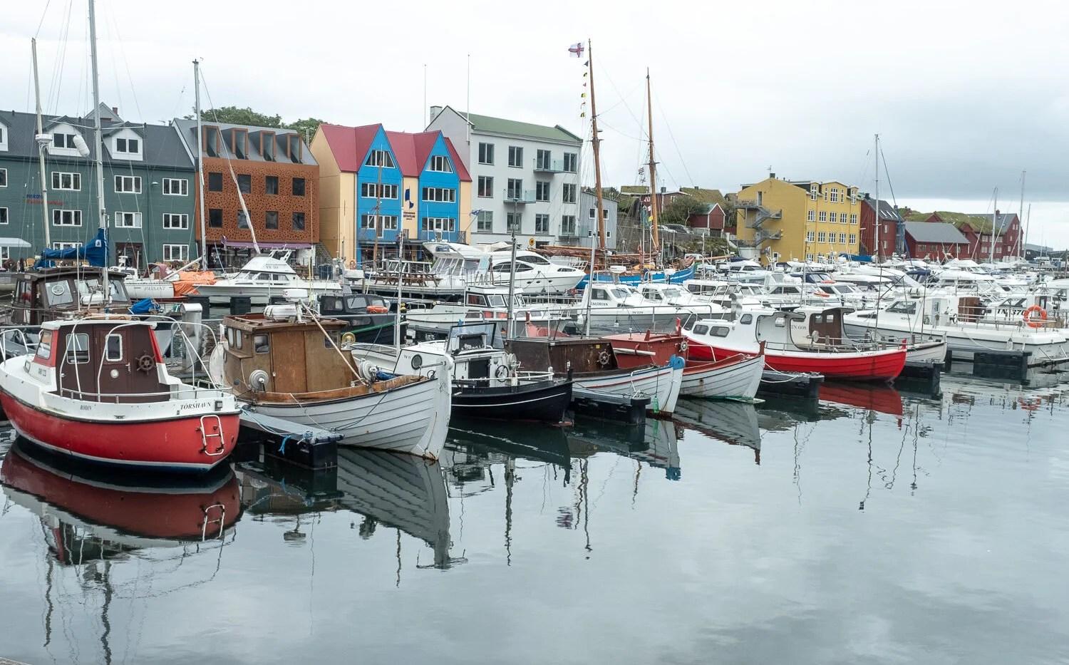  Torshavn harbour, Faroes 