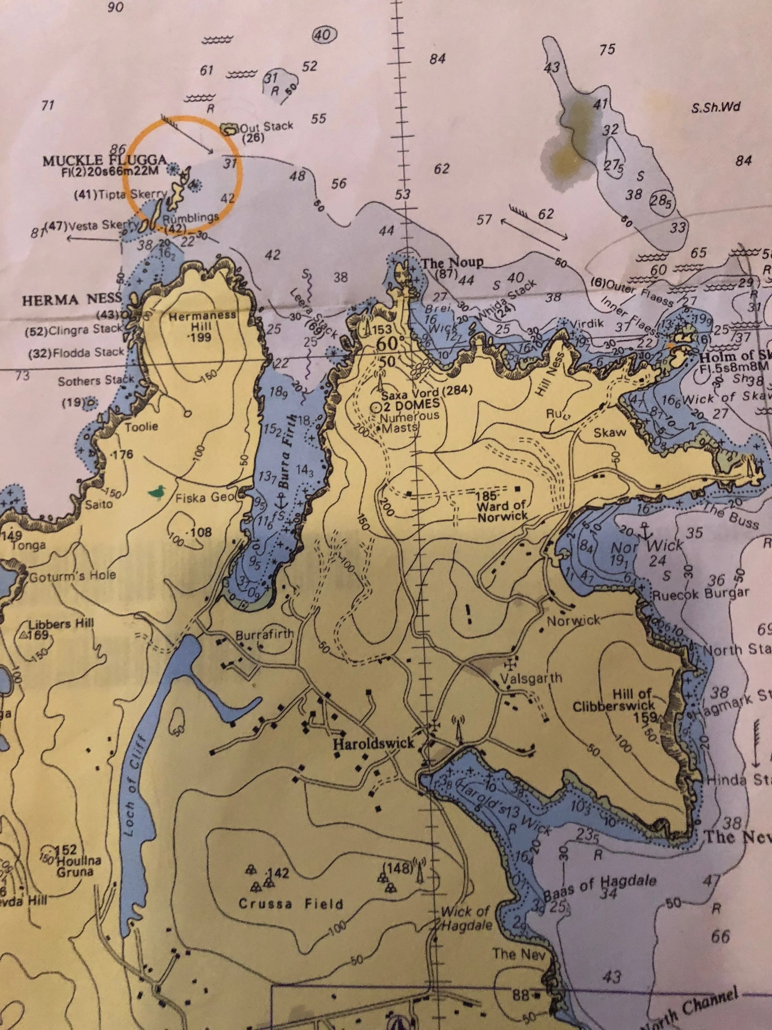  Burra Firth at the top of the island 