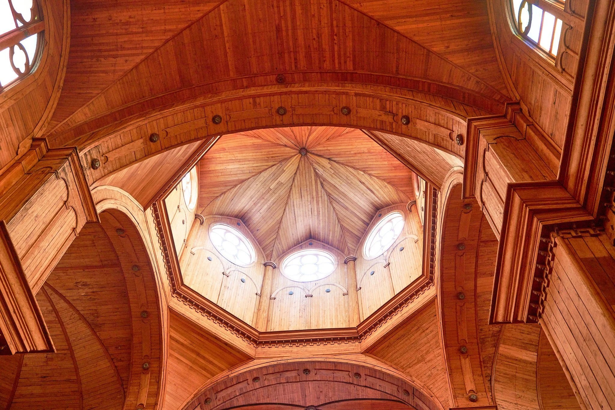  Interior cupola over the main alter, Cathedral of San Franciso 