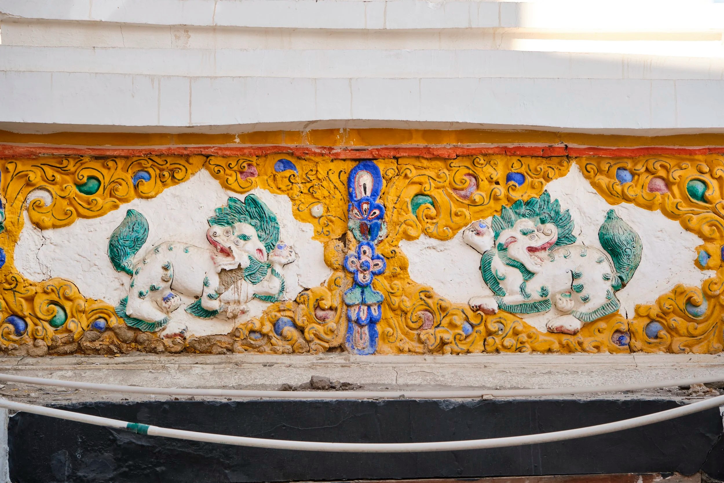  Tibetan Buddhist influence, 50% of the population is Buddhist. 