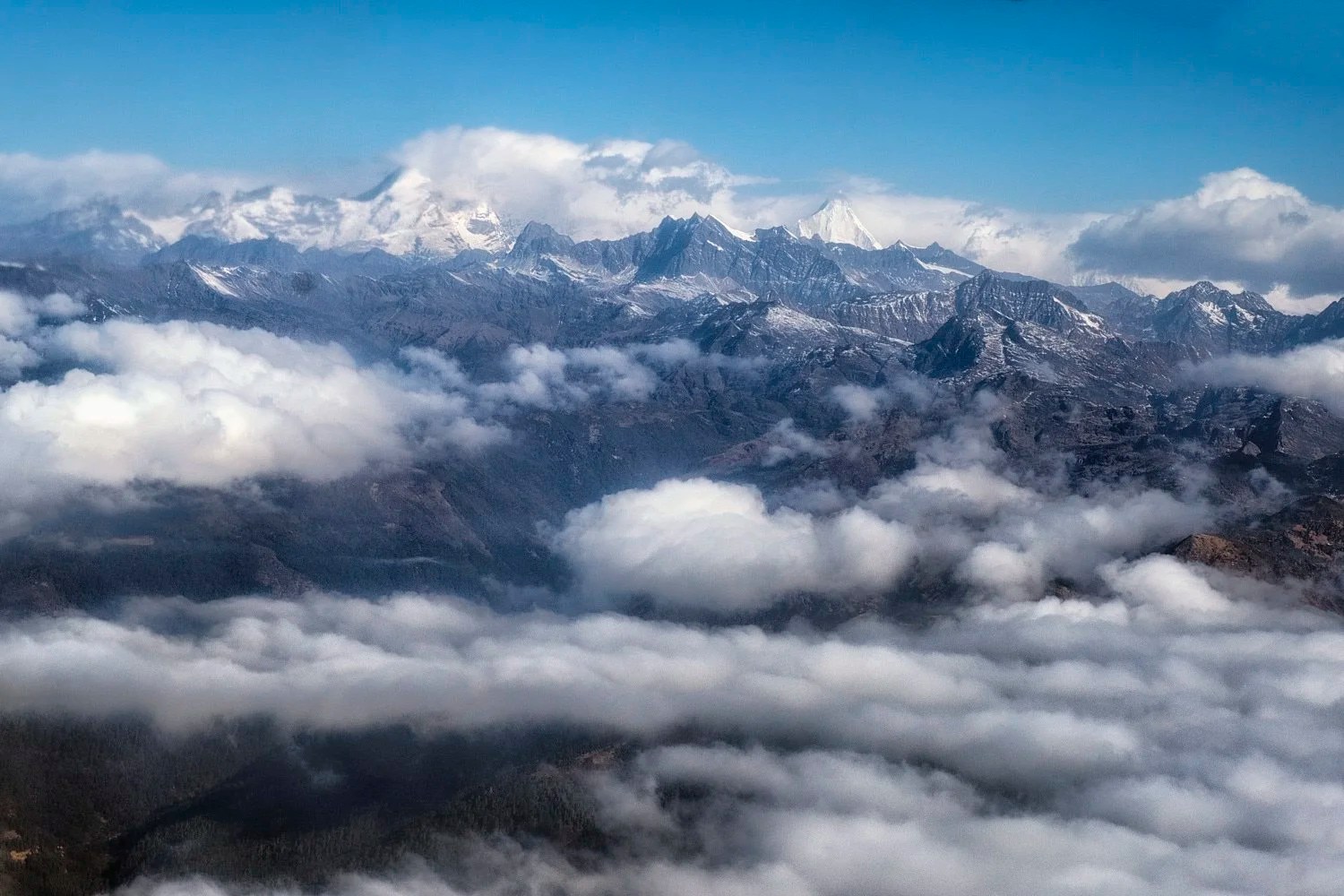  Flying over the Himalayas 