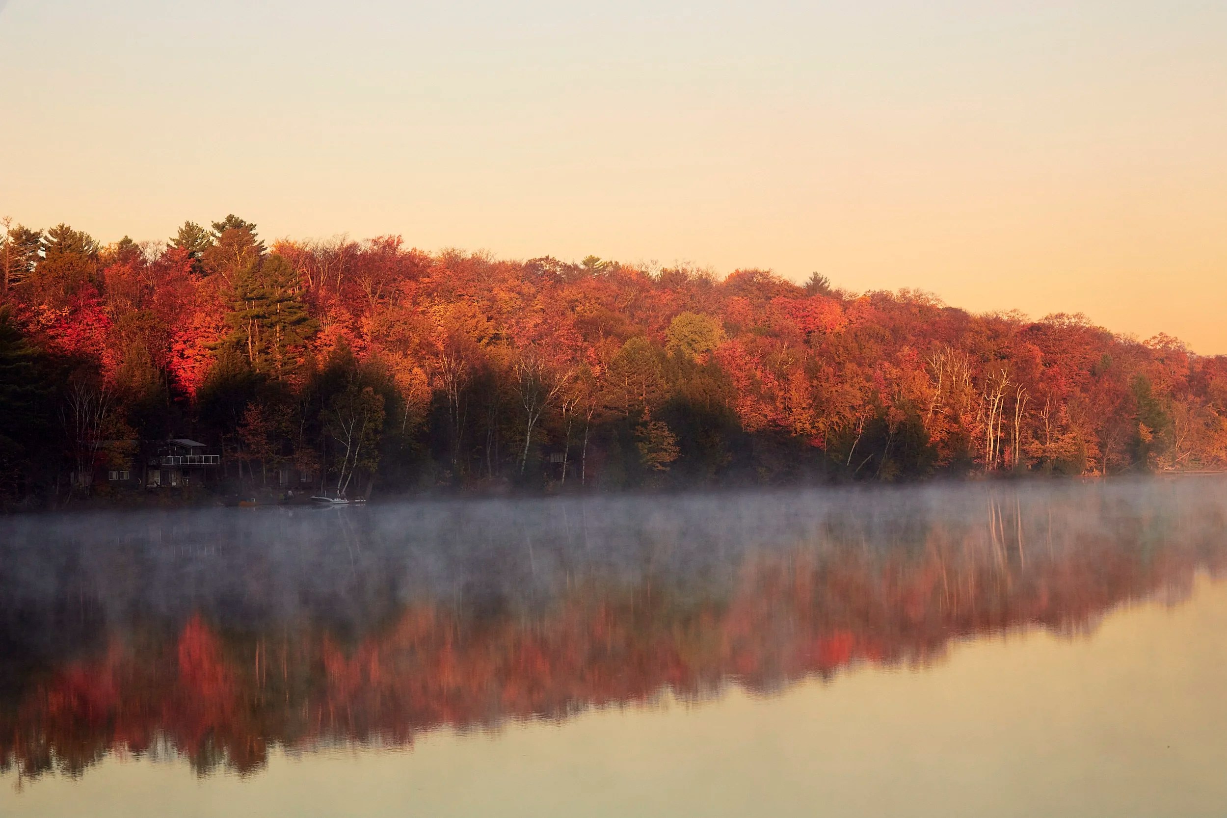 Reflections, Fall in Northern Ontario, Canada