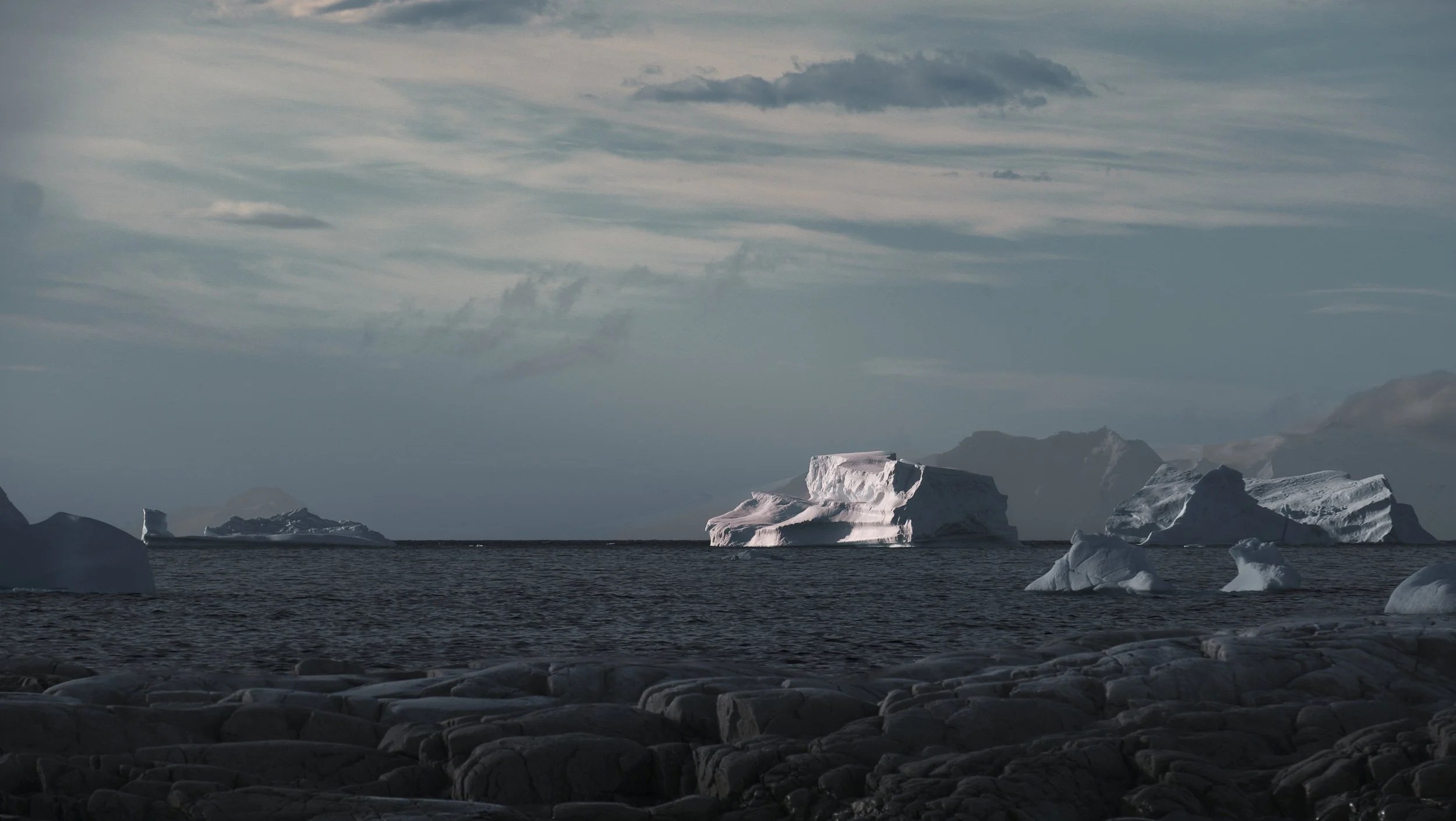 Off the coast of Antarctica