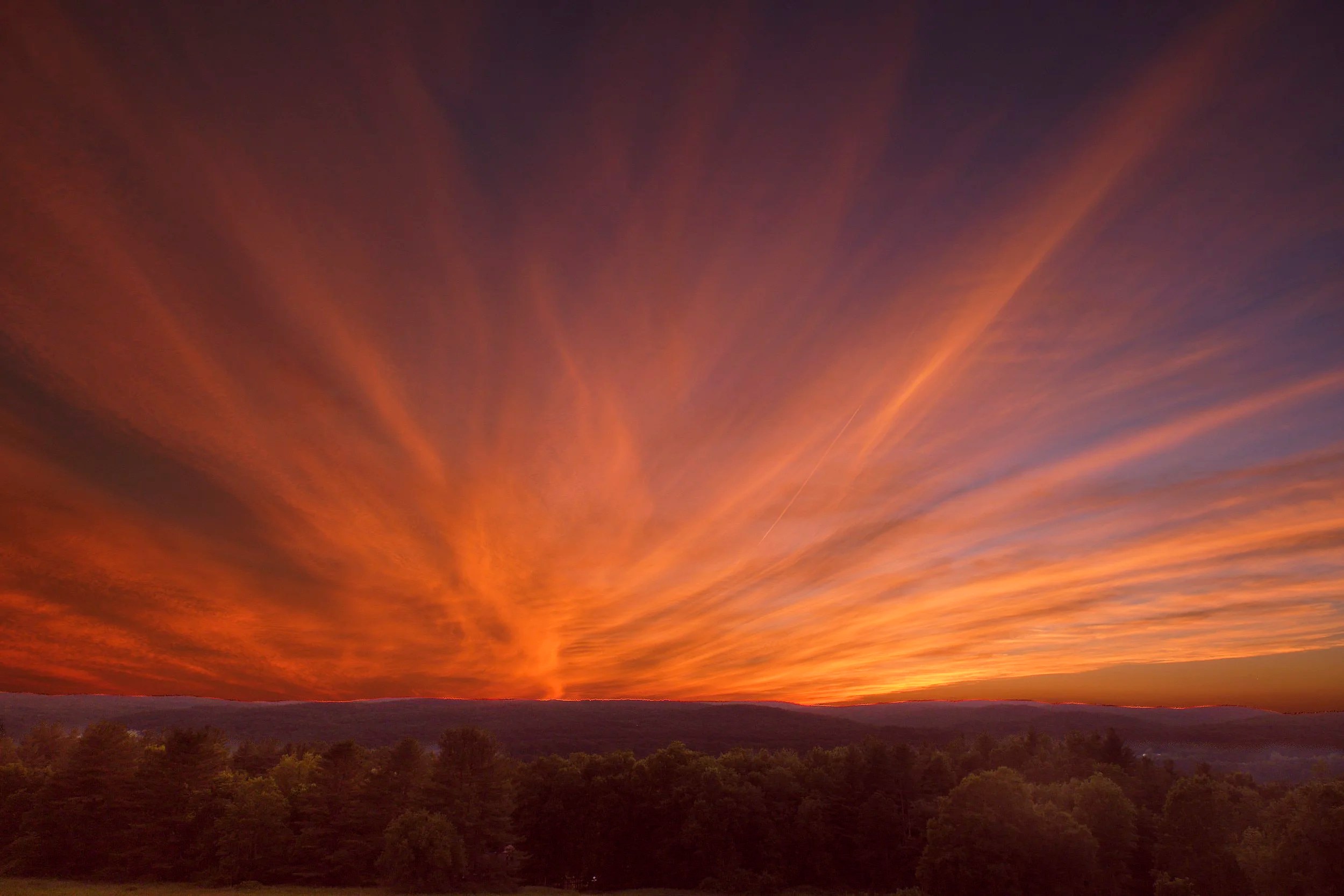 Walpole Sunset, New Hampshire, USA